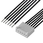 Connettore Molex KK254  10 Vie portafemmine fili liberi 150mm